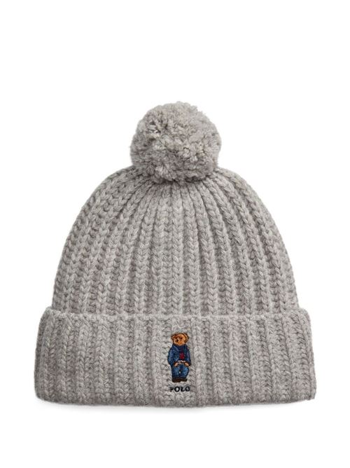 berretto donna a coste con pompon POLO RALPH LAUREN | 455936112001